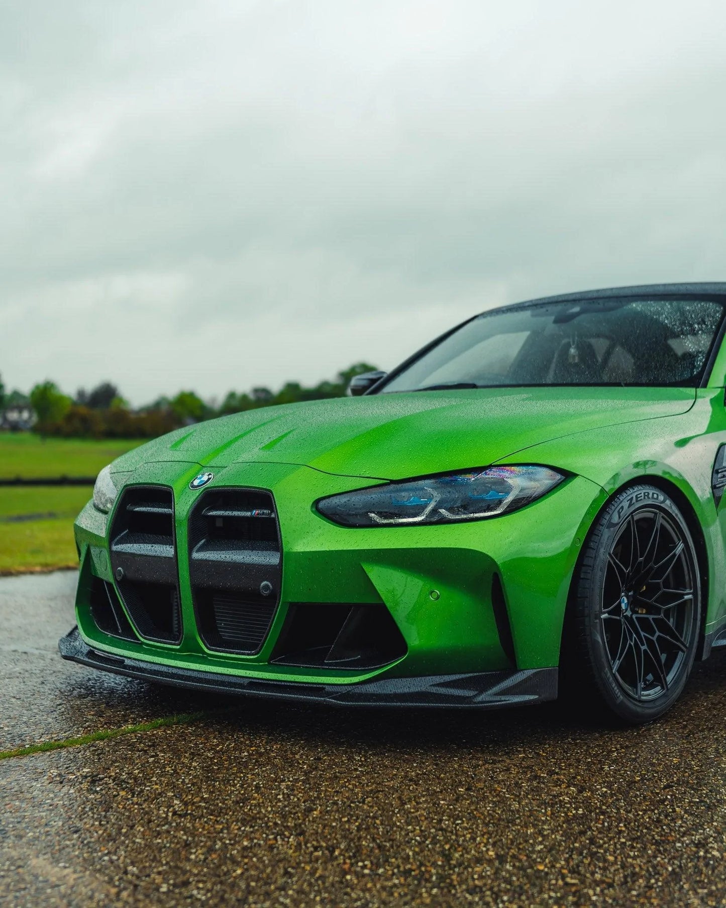V Style Carbon Fiber Front Lip - BMW G80 M3 & G82 / G83 M4