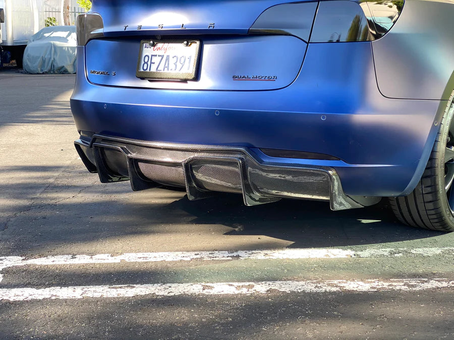 Artisan Carbon Fiber Rear Diffuser - Tesla Model 3