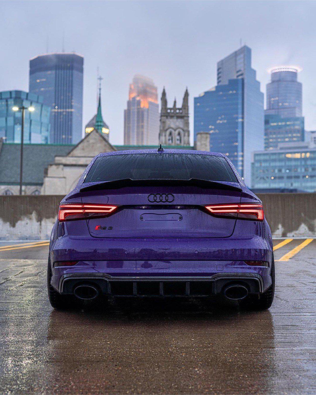 Audi Carbon Fiber PSM Style Spoiler A3/S3/RS3 8V