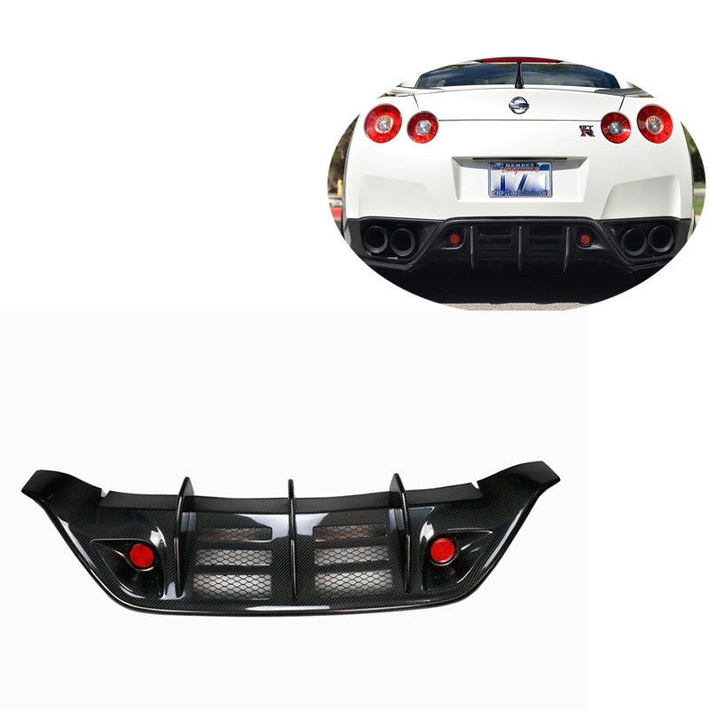 Carbon Fiber Rear Diffuser with Reflectors For GTR R35 2008-11