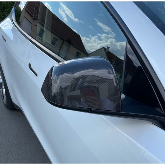 Carbon Fiber Mirror Caps for Tesla Model 3/Y