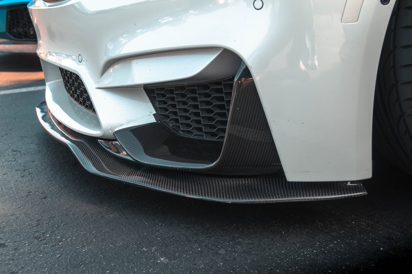 Carbon Fiber Front Bumper Lower Lip Splitters for M3/M4 F80,F82,F83