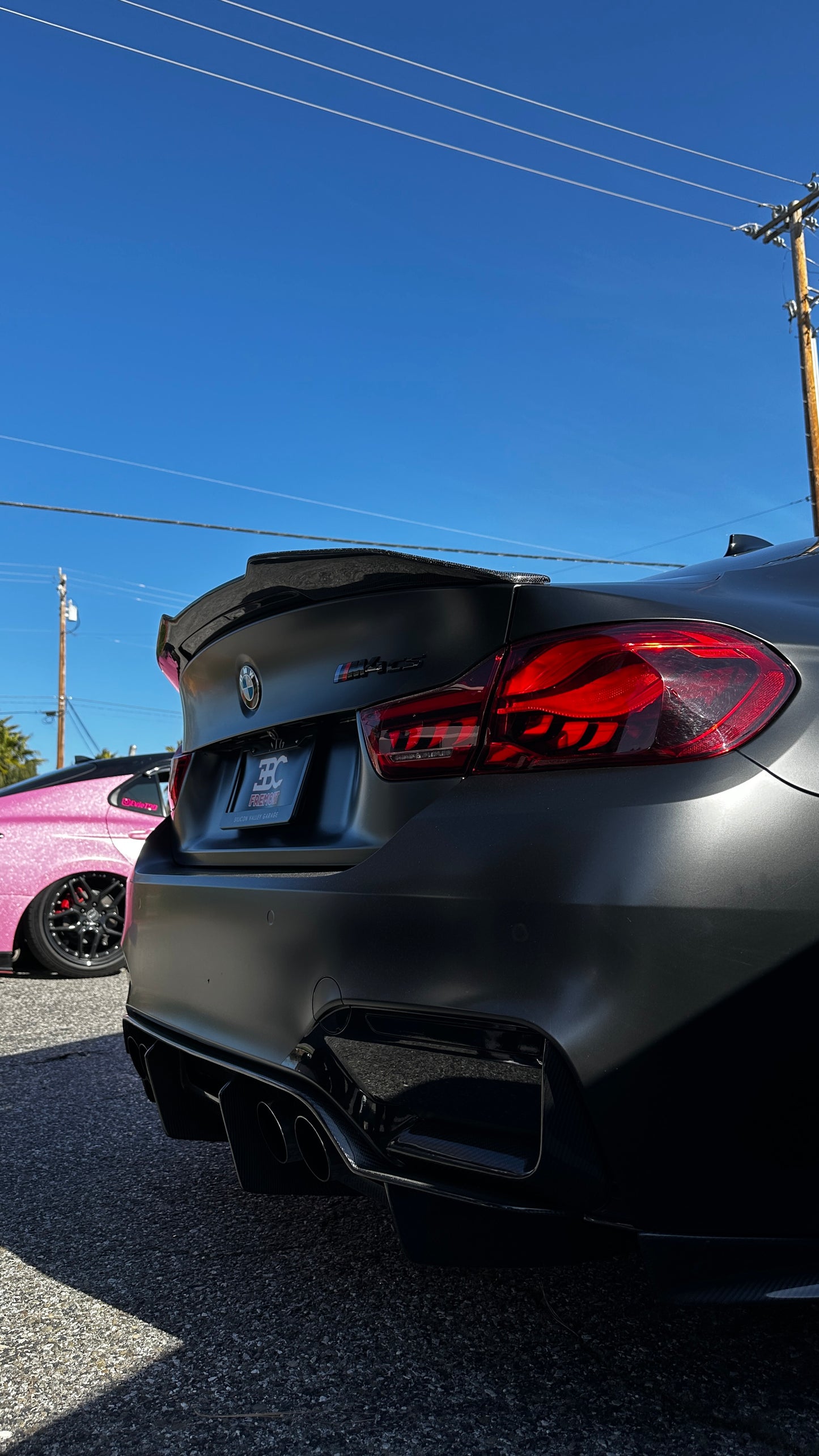 PSM Style High Kick Carbon Fiber Rear Spoiler - BMW M4 / 4 Series F32/F82/F36