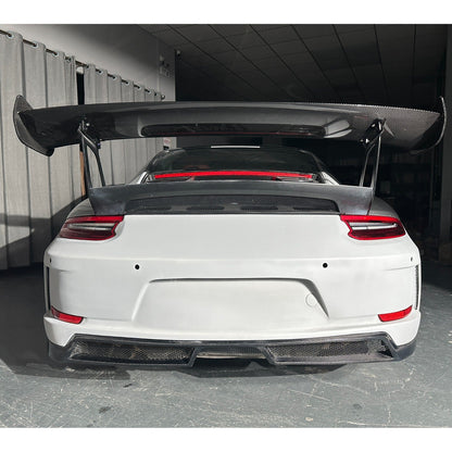 GT3RS Style Carbon Fiber Rear Wing with Trunk - Porsche 911 Carrera 991.1 991.2 2010-2018