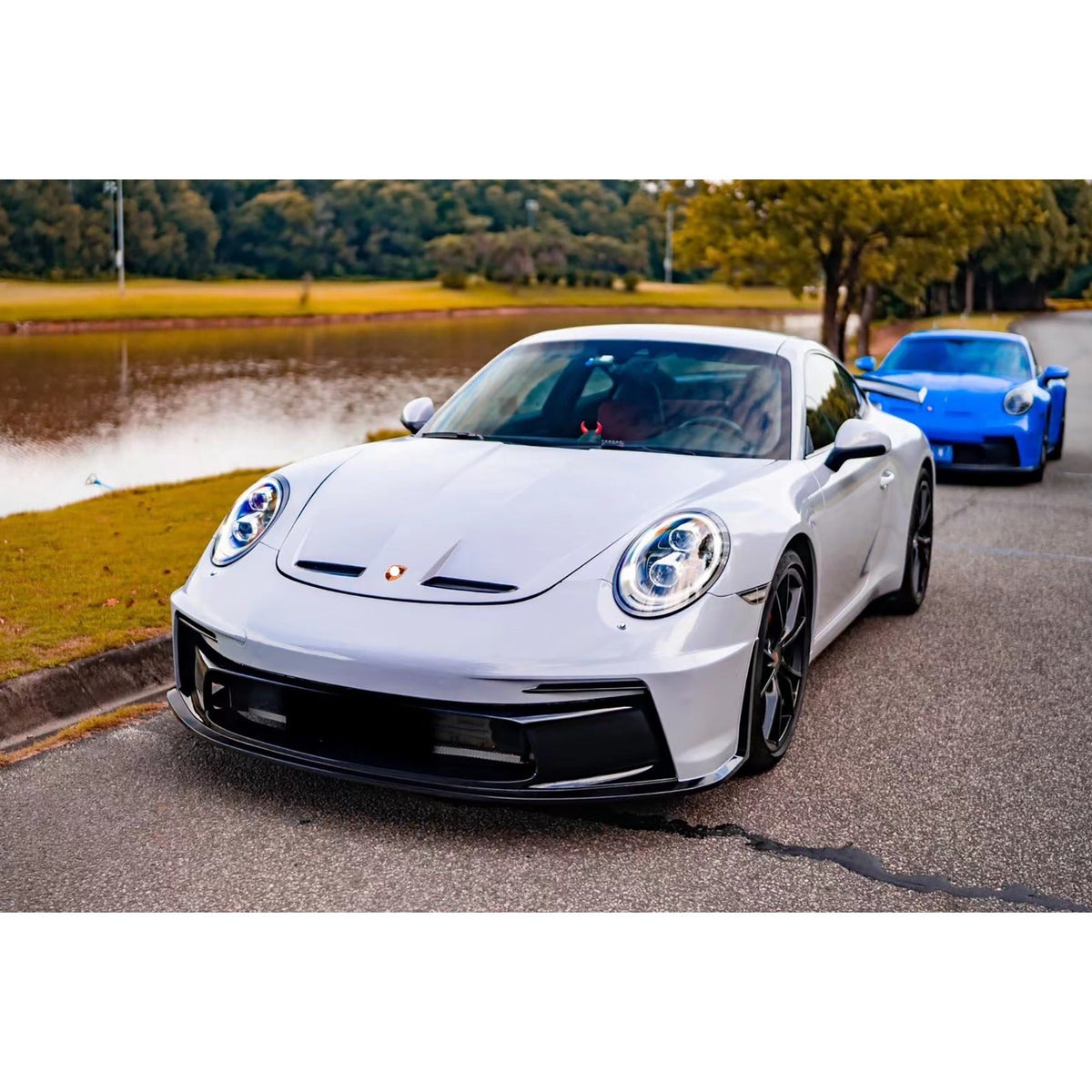 Carbon Fiber GT3 Vented Front Bonnet Lid - Porsche 911 991 Carrera 2012-2018