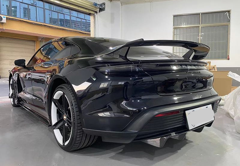 GT Carbon Fiber Rear Trunk Wing - Porsche Taycan 2019-2023