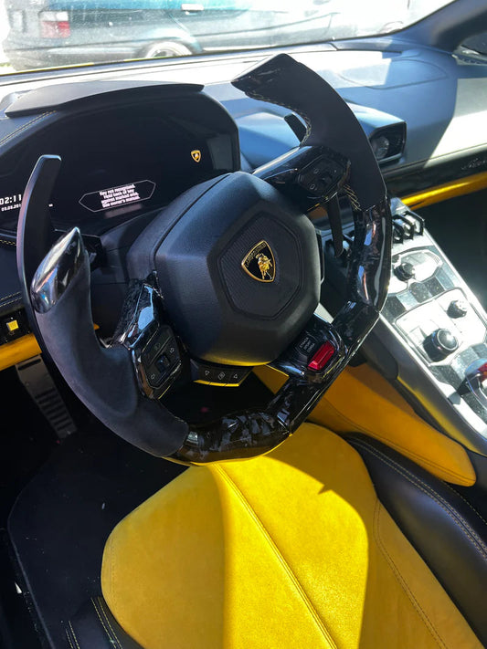 Lamborghini Huracán Style - Full Custom Steering Wheel