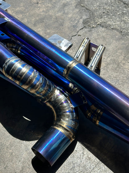 Titanium Valved Catback Exhaust System - Porsche 718 Cayman GT4 2020-2023