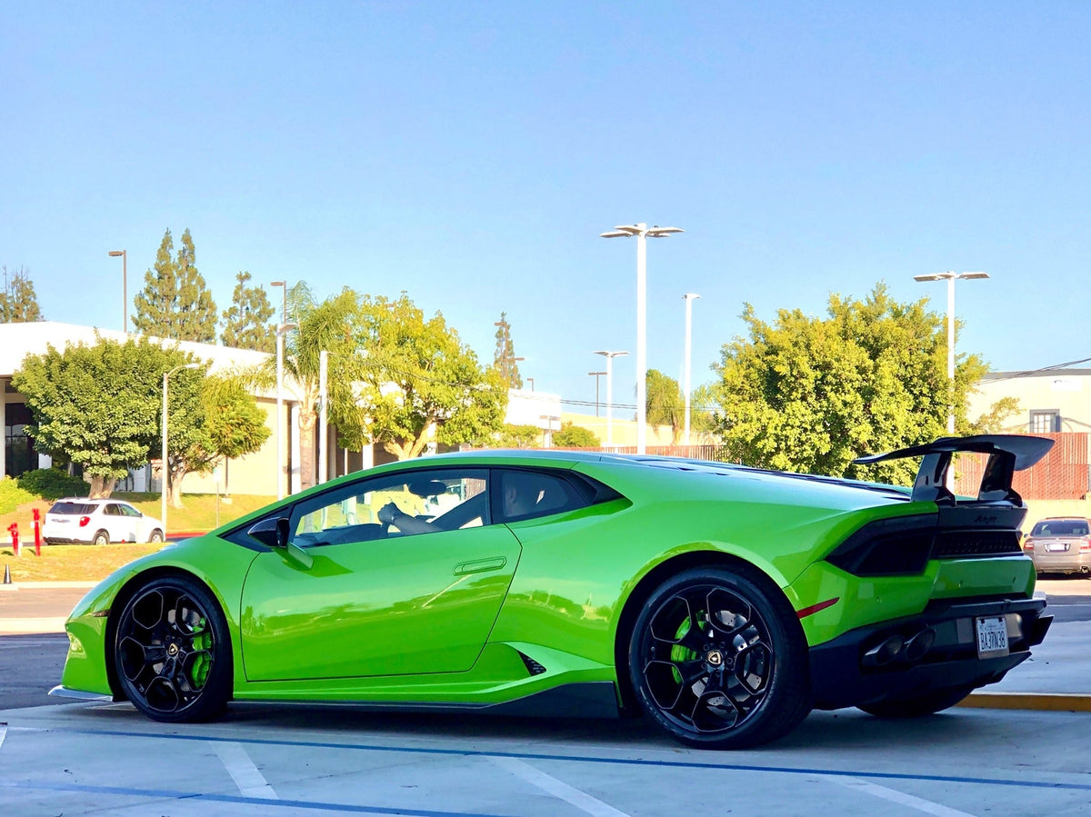 Carbon Fiber Perf Style Rear Wing w/ base - Lamborghini Huracan