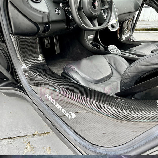 Carbon Fiber Door Sill Trim Set - McLaren 540C / 570S / 570GT / 600LT