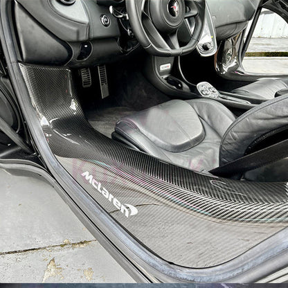 Carbon Fiber Door Sill Trim Set - McLaren 540C / 570S / 570GT / 600LT