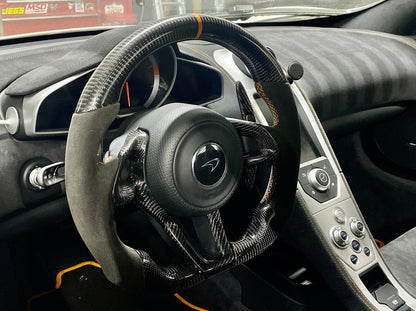 Full Custom Carbon Fiber Steering Wheel - McLaren 570S / 570GT / 600LT
