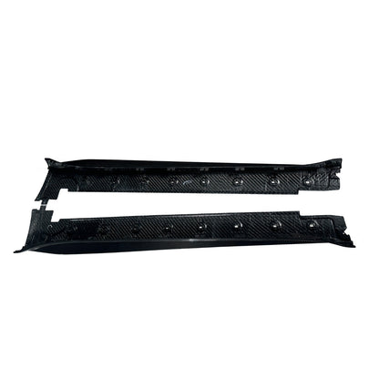 Dry Carbon Fiber V2 Side Skirts - Porsche 911 992 Carrera / Targa 2020-2025