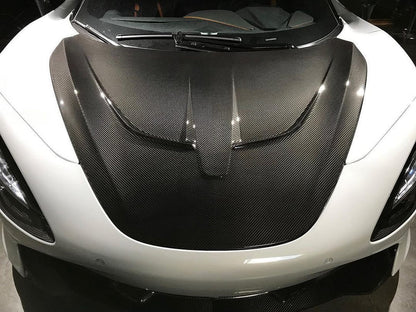 NV Style Prepreg Carbon Fiber Front Hood Bonnet - McLaren 720S / 750S / 765LT
