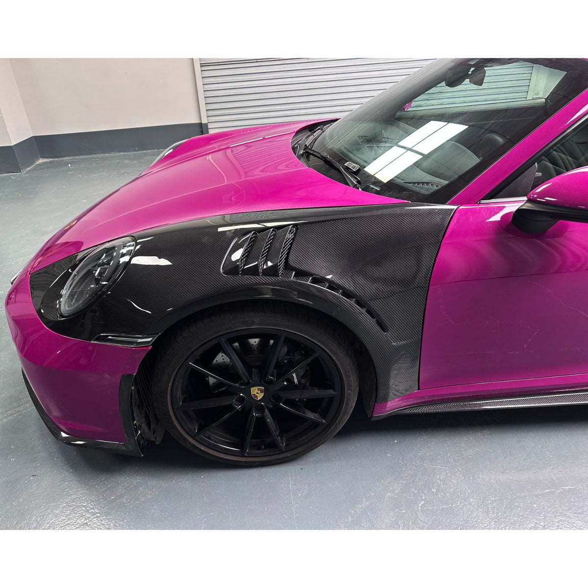 Carbon Fiber GT2 RS Style Front Fender Replacements - Porsche 911 992.1 Carrera 2020-2024