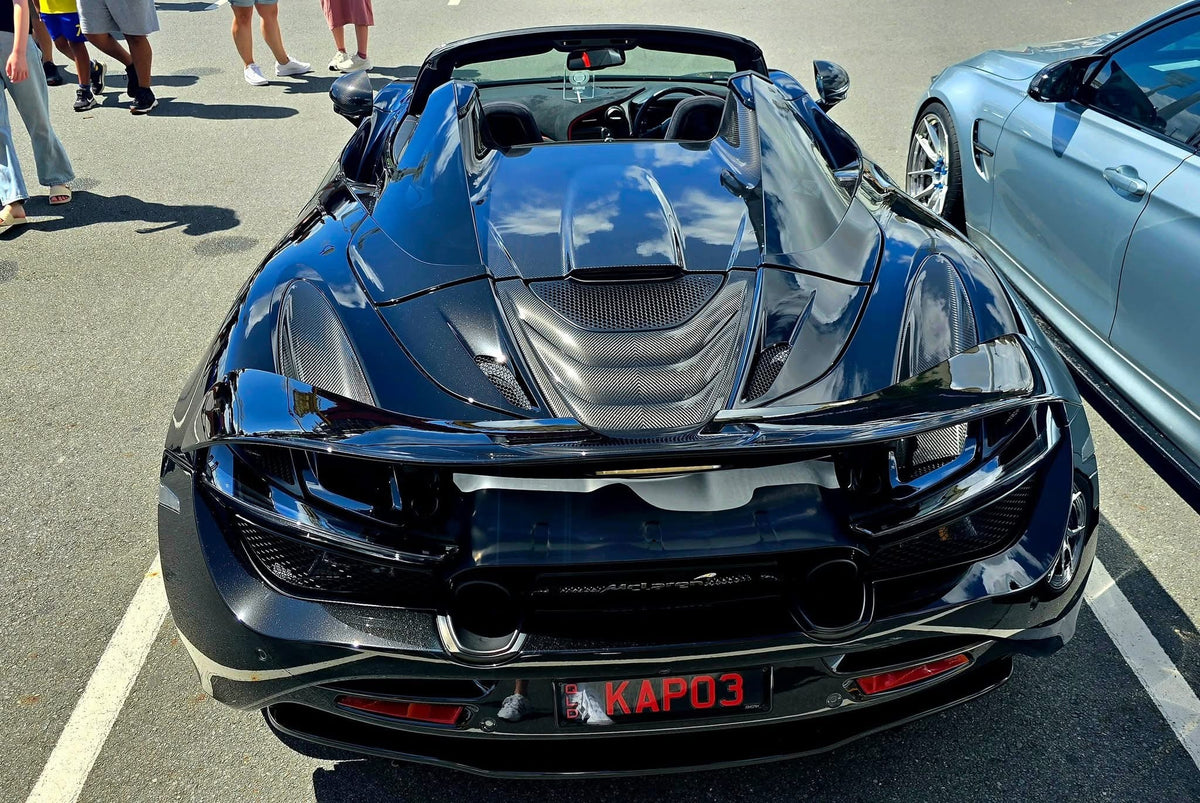 Dry Carbon Fiber Rear Engine Cover - McLaren 720S Spider (2019–2023)