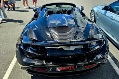 Dry Carbon Fiber Rear Engine Cover - McLaren 720S Spider (2019–2023)