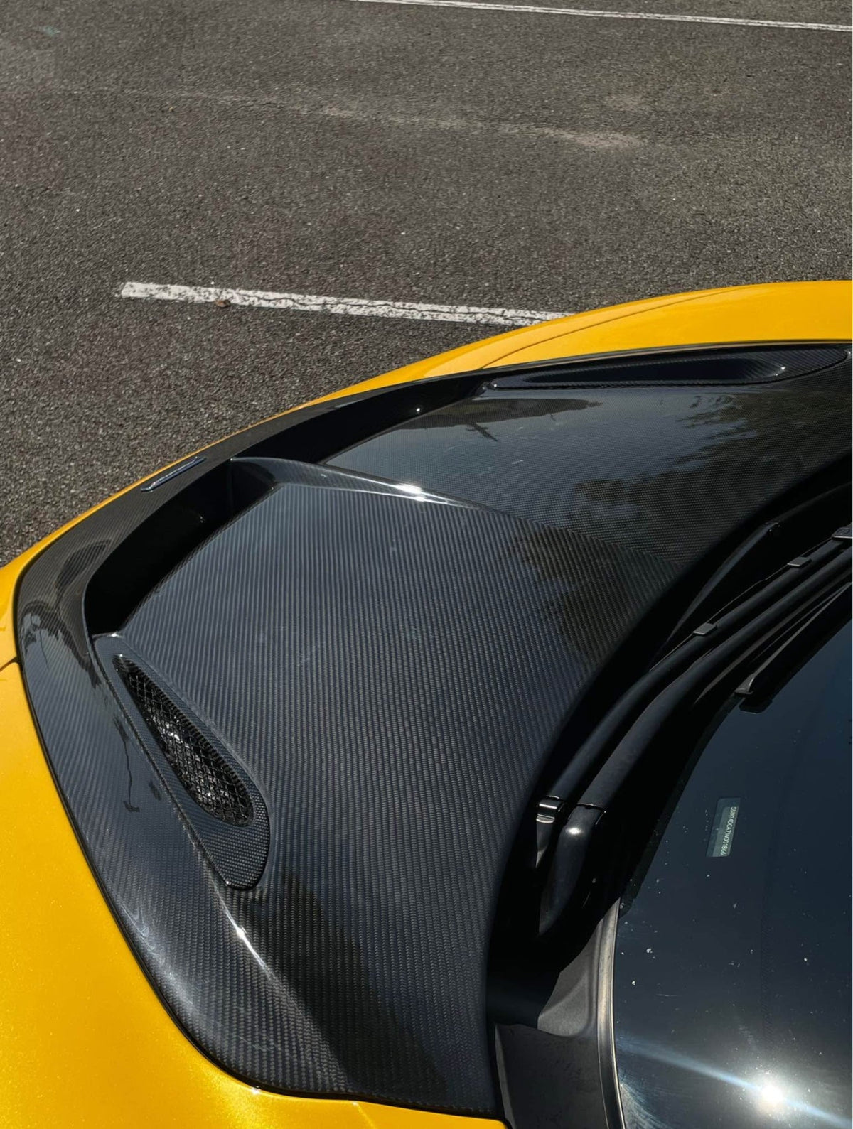 V Style Carbon Fiber Front Hood Bonnet - McLaren 720S / 750S / 765LT