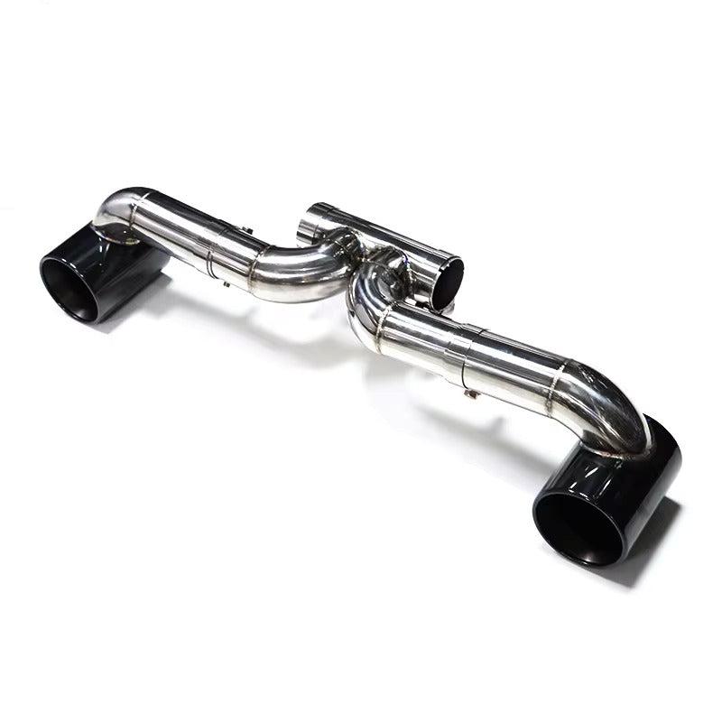 GT4 Style SS304 Exhaust Conversion - Porsche 718 Cayman Boxster 2017+