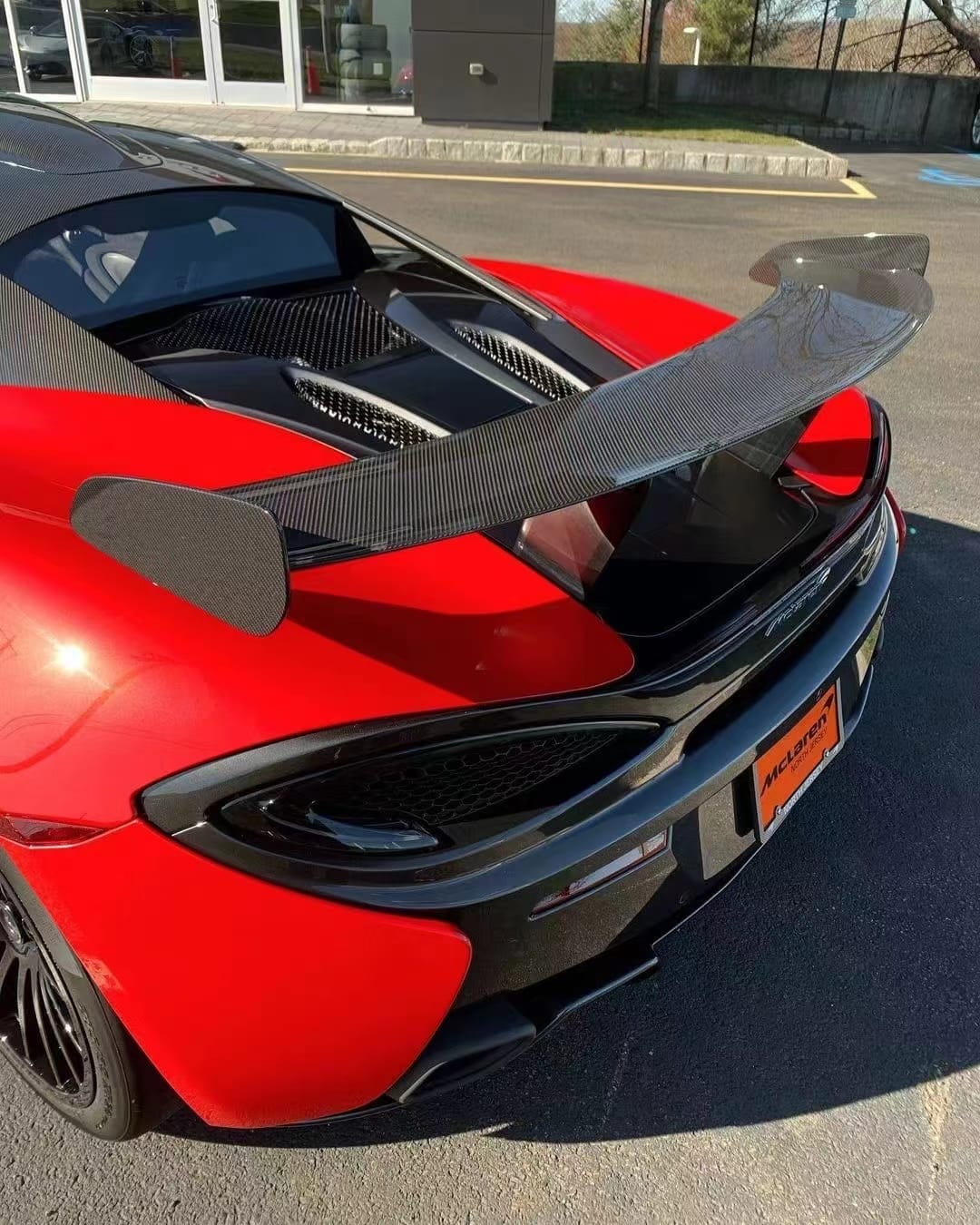 GT4 Style Carbon Fiber Rear Wing Spoiler - McLaren 570S / 540C / 570GT