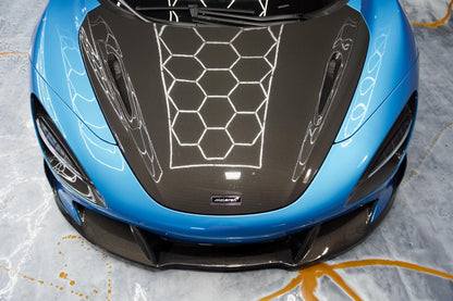 V Style Dry Prepreg Carbon Fiber Front Lip - McLaren 720S