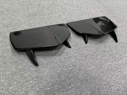 2x2 Twill Carbon Fiber Rear Canard Flaps - McLaren 720S