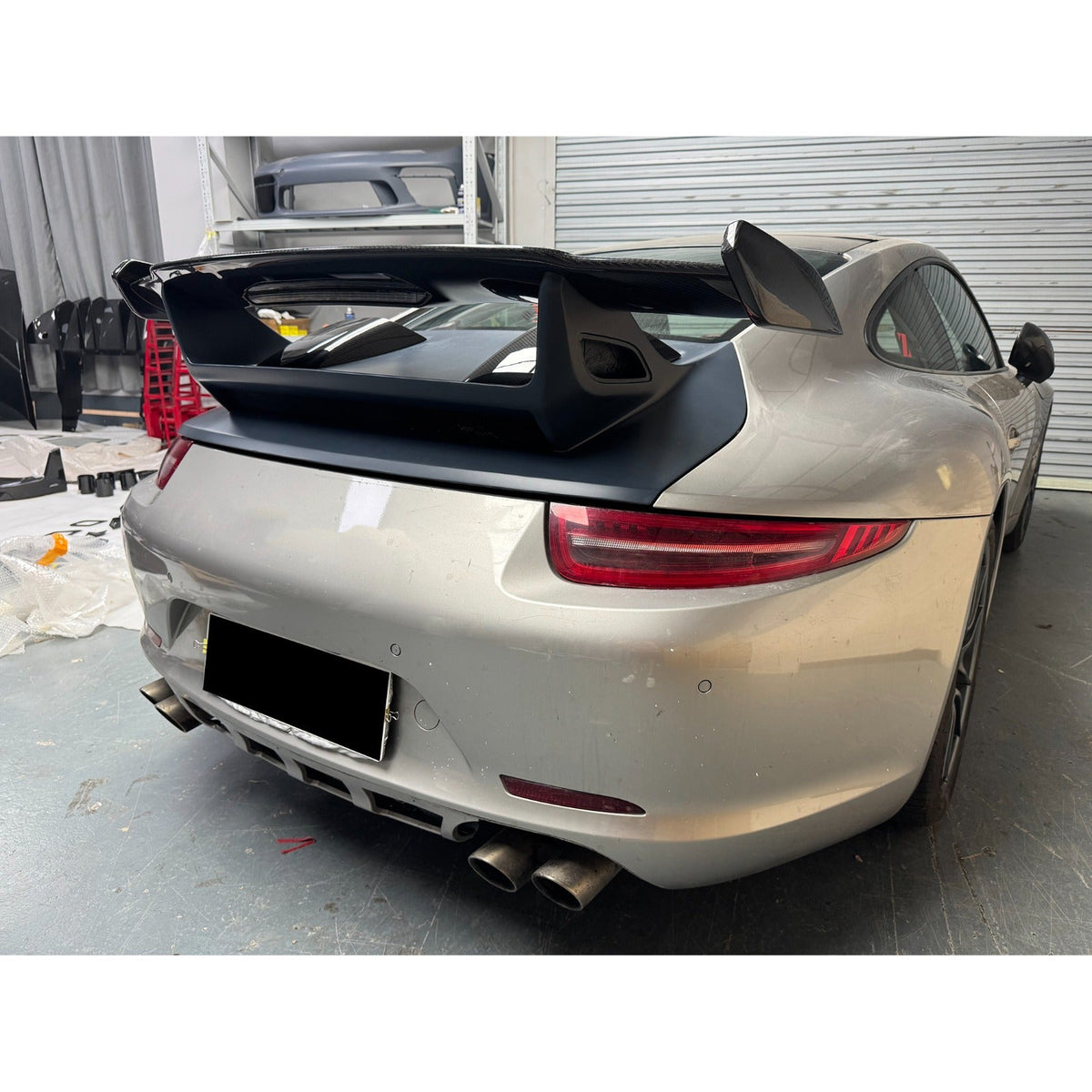 GT3 Style Carbon Fiber Rear Wing - Porsche 911 991.1 Carrera 2012-2016