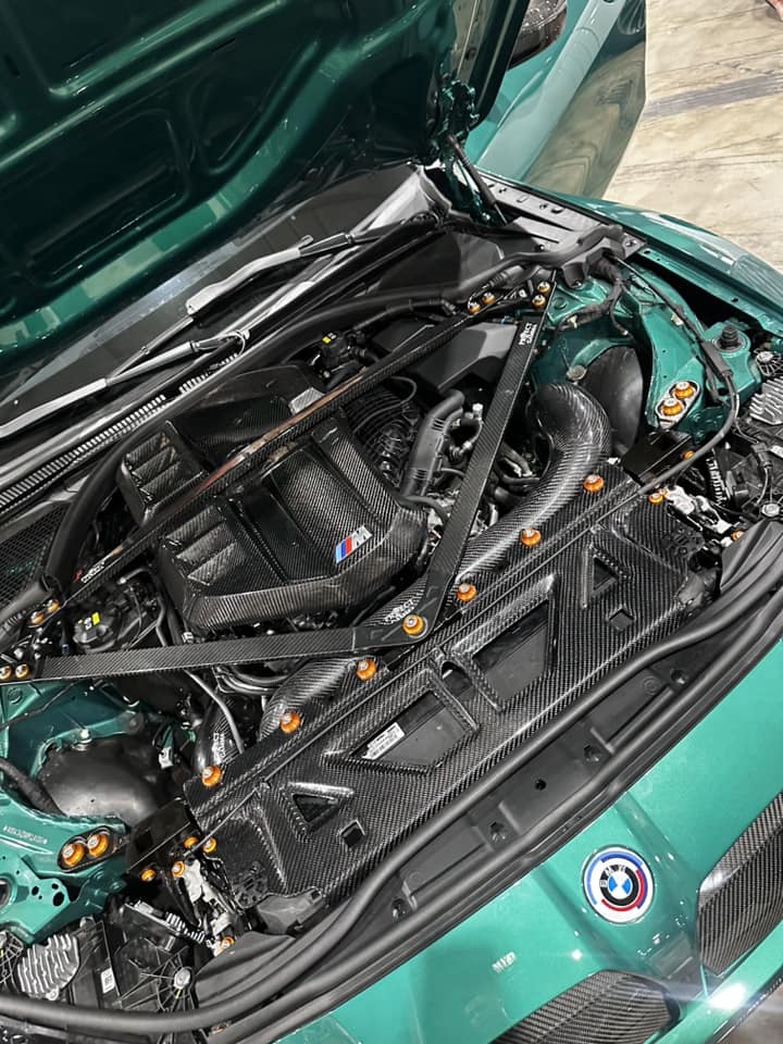 Dry Carbon Fiber Cooling Shroud Cover – BMW M4 G82/G83 (2021+)