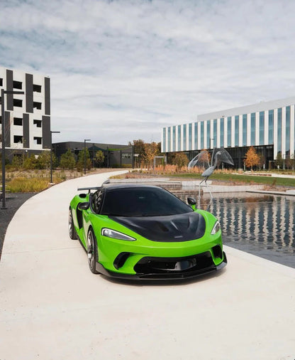 McLaren GT W-Style Dry Carbon Fiber Front Lip Splitter (2020–2023)