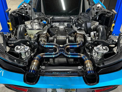 Titanium Valved Cat-Back Exhaust System - McLaren 720S