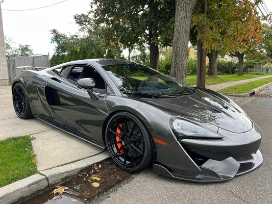 V-Style Carbon Fiber Front Side Splitter Lips - McLaren 540C / 570S