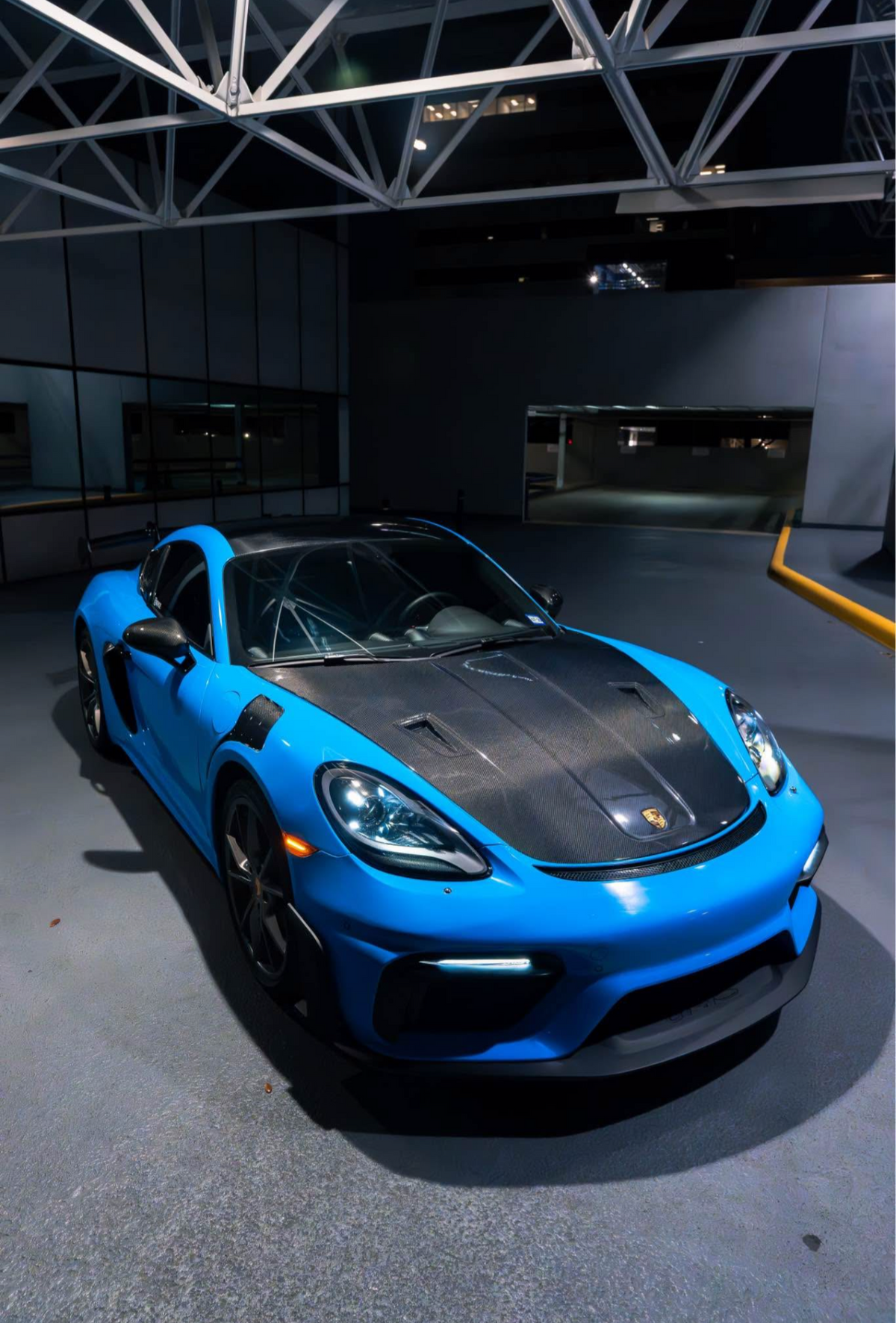 Dry Carbon Fiber GT4 RS Style Hood Bonnet - Porsche 718 Boxster Cayman GT4 GT4 RS 2016-2023