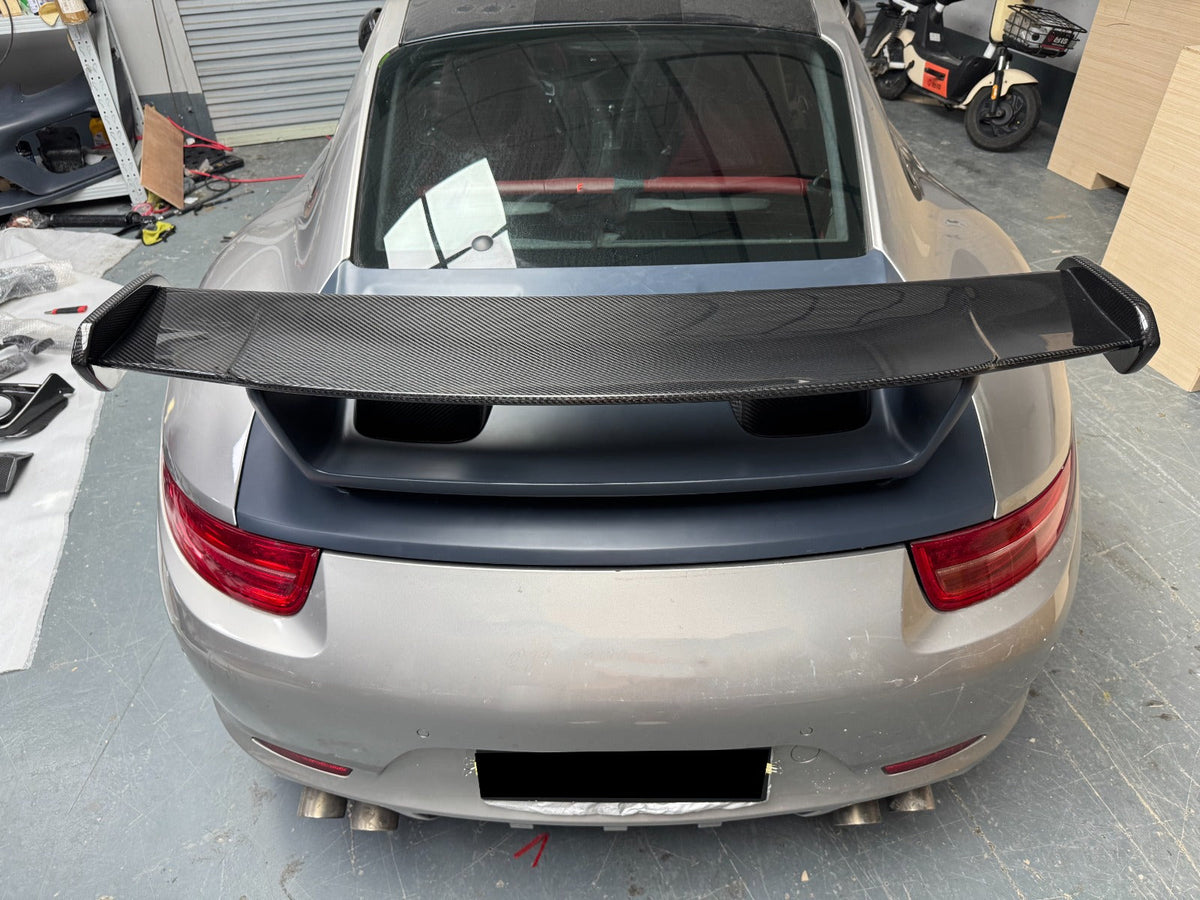 GT3 Style Carbon Fiber Rear Wing - Porsche 911 991.1 Carrera 2012-2016