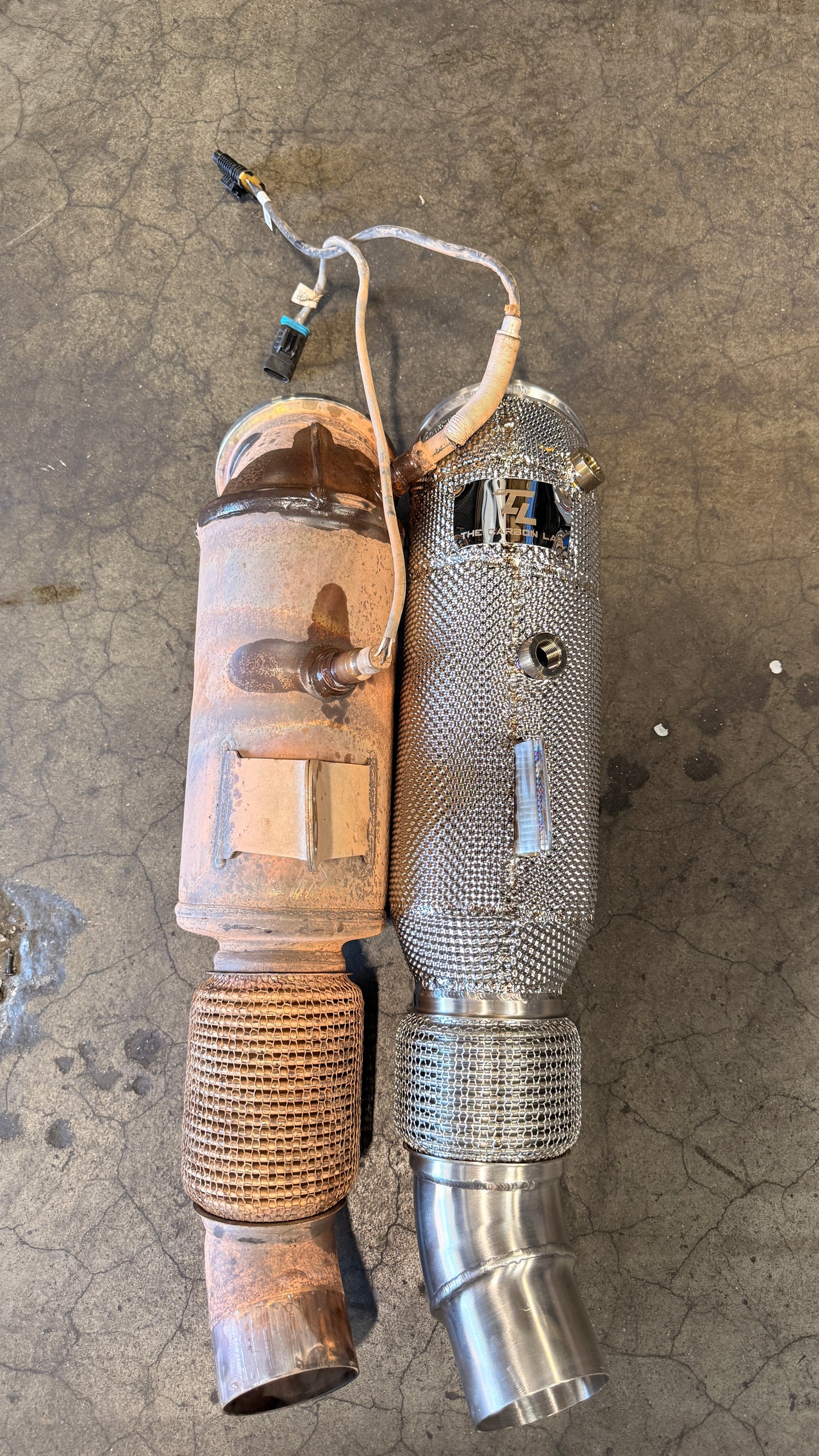 B58 4.5" Heatshield Catless Downpipe - BMW B58 Series