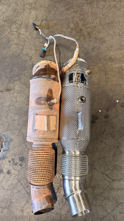 B58 4.5" Heatshield Catless Downpipe - BMW B58 Series