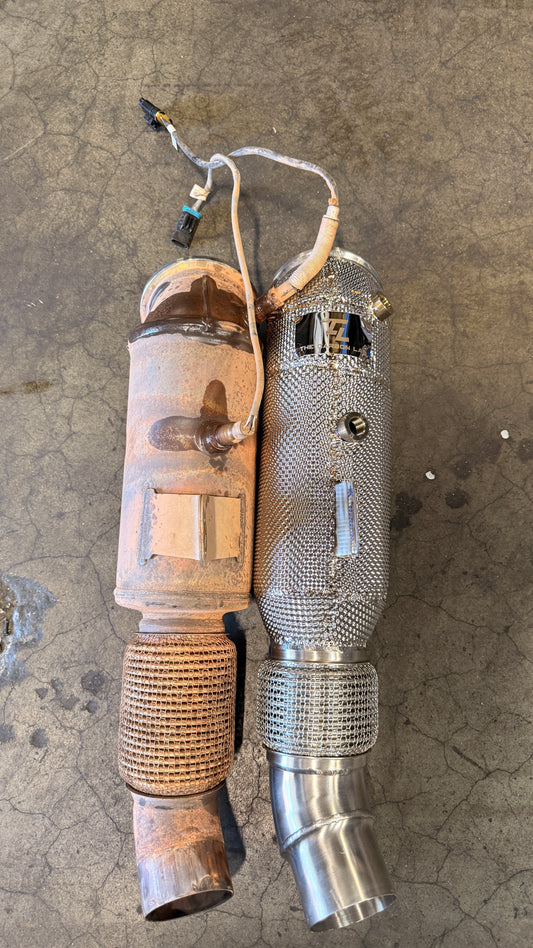 B58 4.5" Heatshield Catless Downpipe - BMW B58 Series