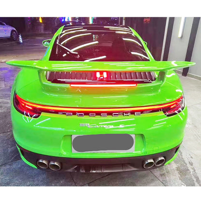 Prepreg Carbon Fiber Rear Wing with FRP Base - Porsche 911 992.1 / 992.2 Carrera Coupe 2020+