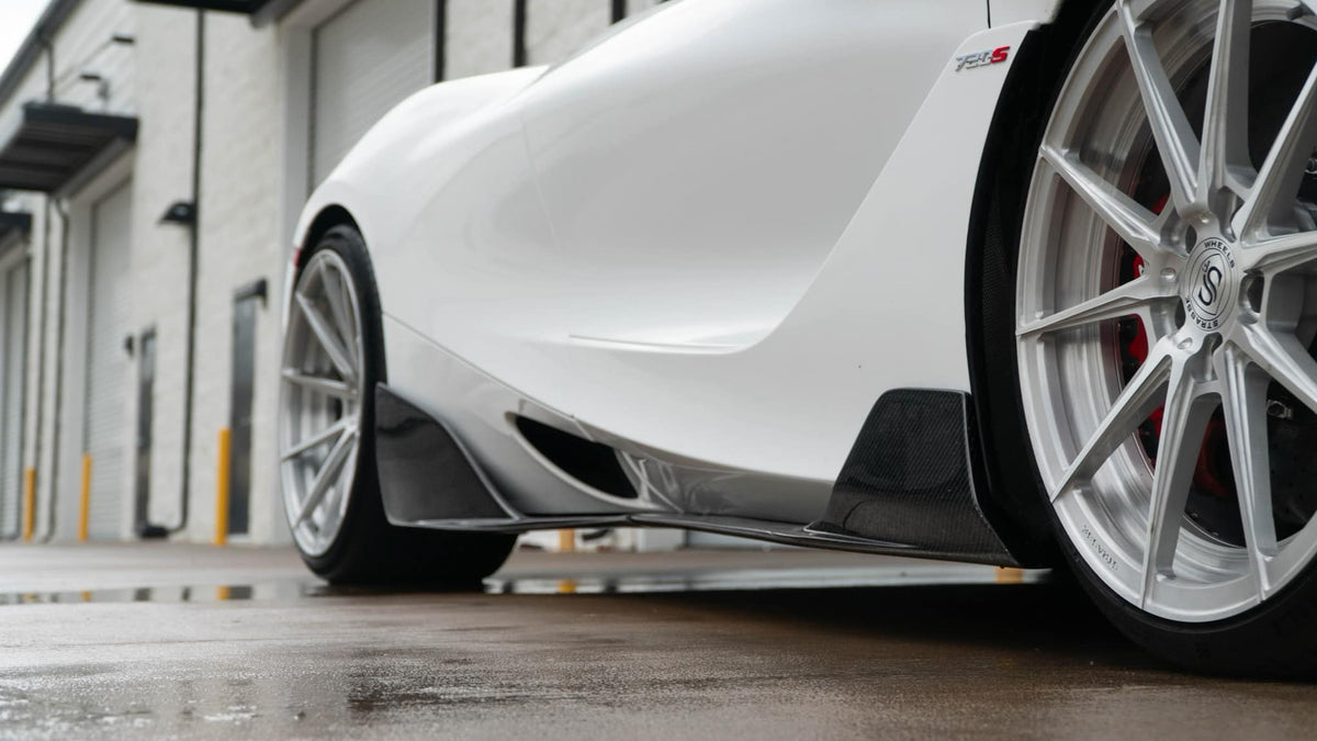 Carbon Fiber Side Skirt Extensions - McLaren 720S