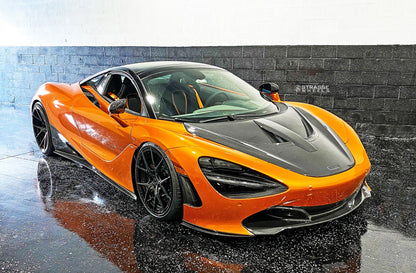 OEM Replacement Dry Carbon Fiber Front Lip - McLaren 720S