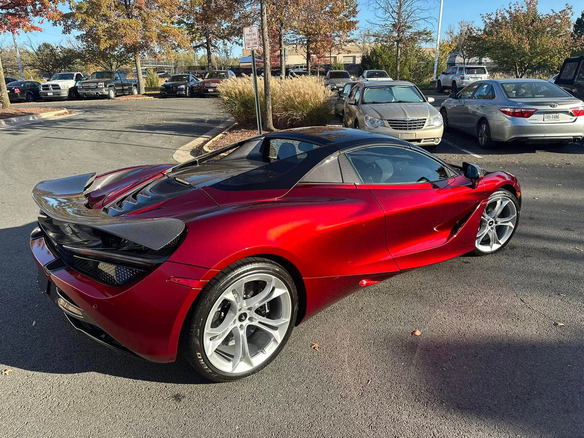 OEM Style Dry Carbon Fiber Rear Spoiler Wing - McLaren 720S