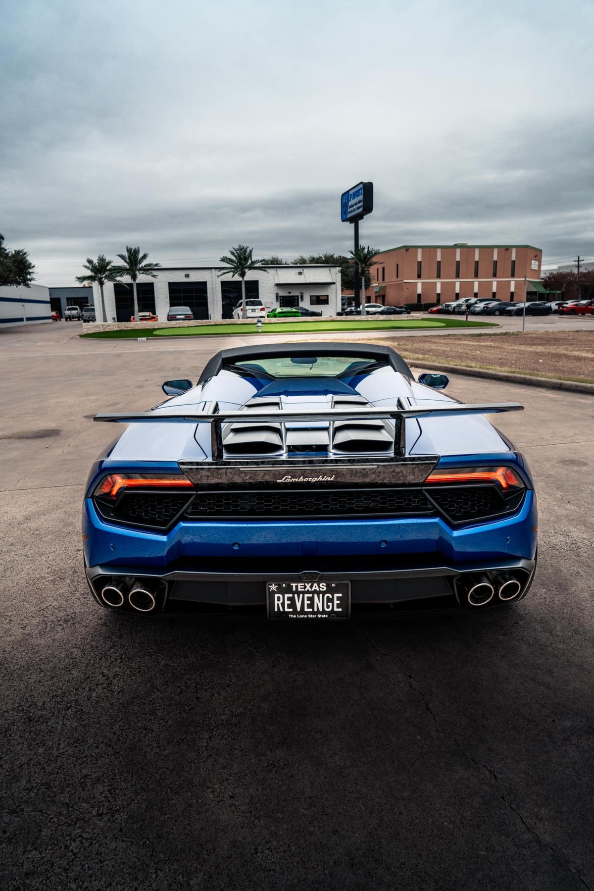 Carbon Fiber Perf Style Rear Wing - Lamborghini Huracan