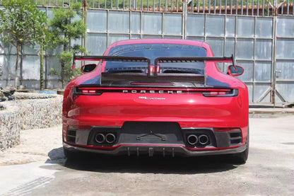 Prepreg Carbon Fiber Techart Style Aerodynamic Body Kit - Porsche 911 992 Carrera