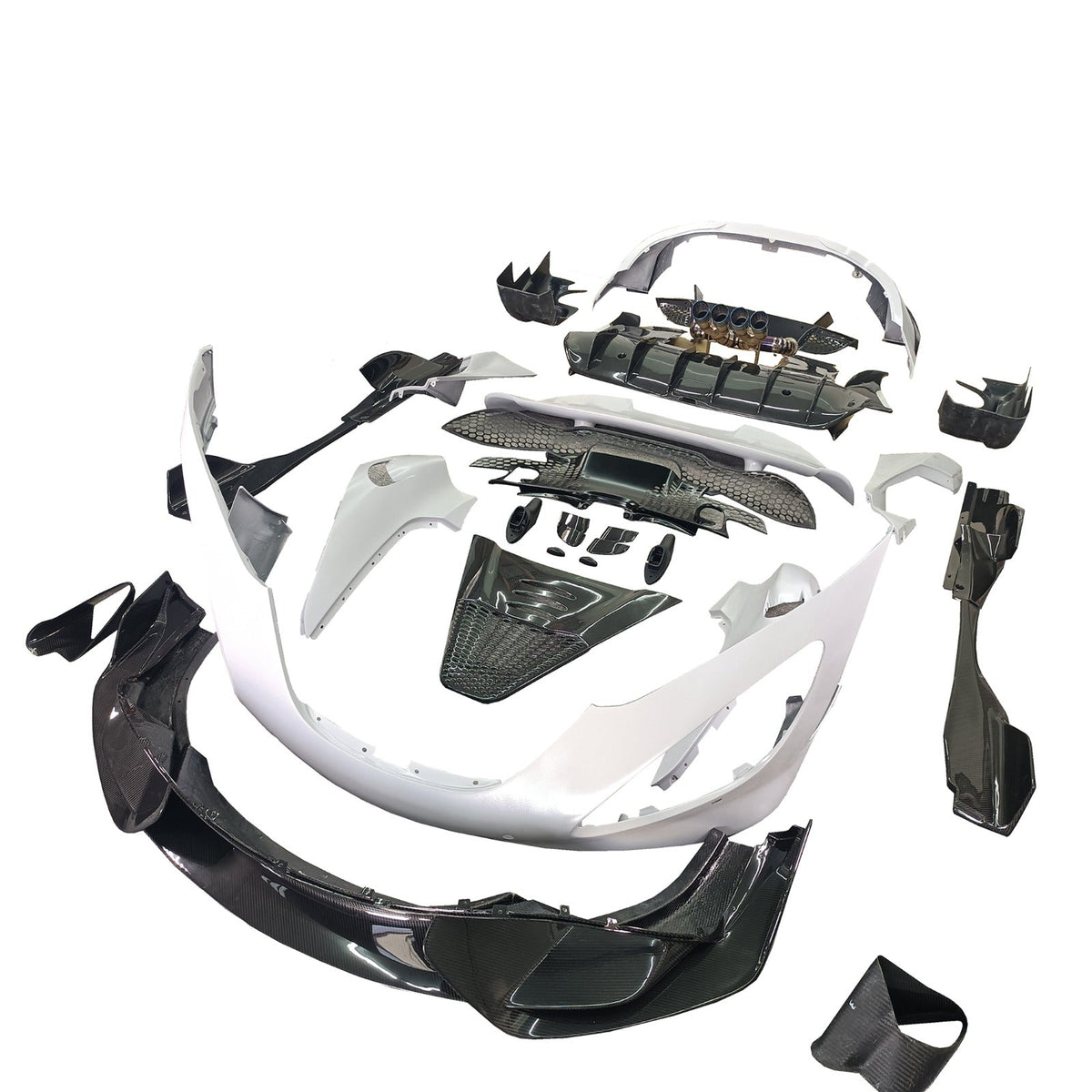 765LT Style Half FRP & Carbon Fiber Conversion Body Kit - McLaren 720S