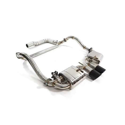 Full Equal Length SS304 Valved Exhaust System - Porsche 718 Cayman Boxster 982 2.0T 2.5T 2016+