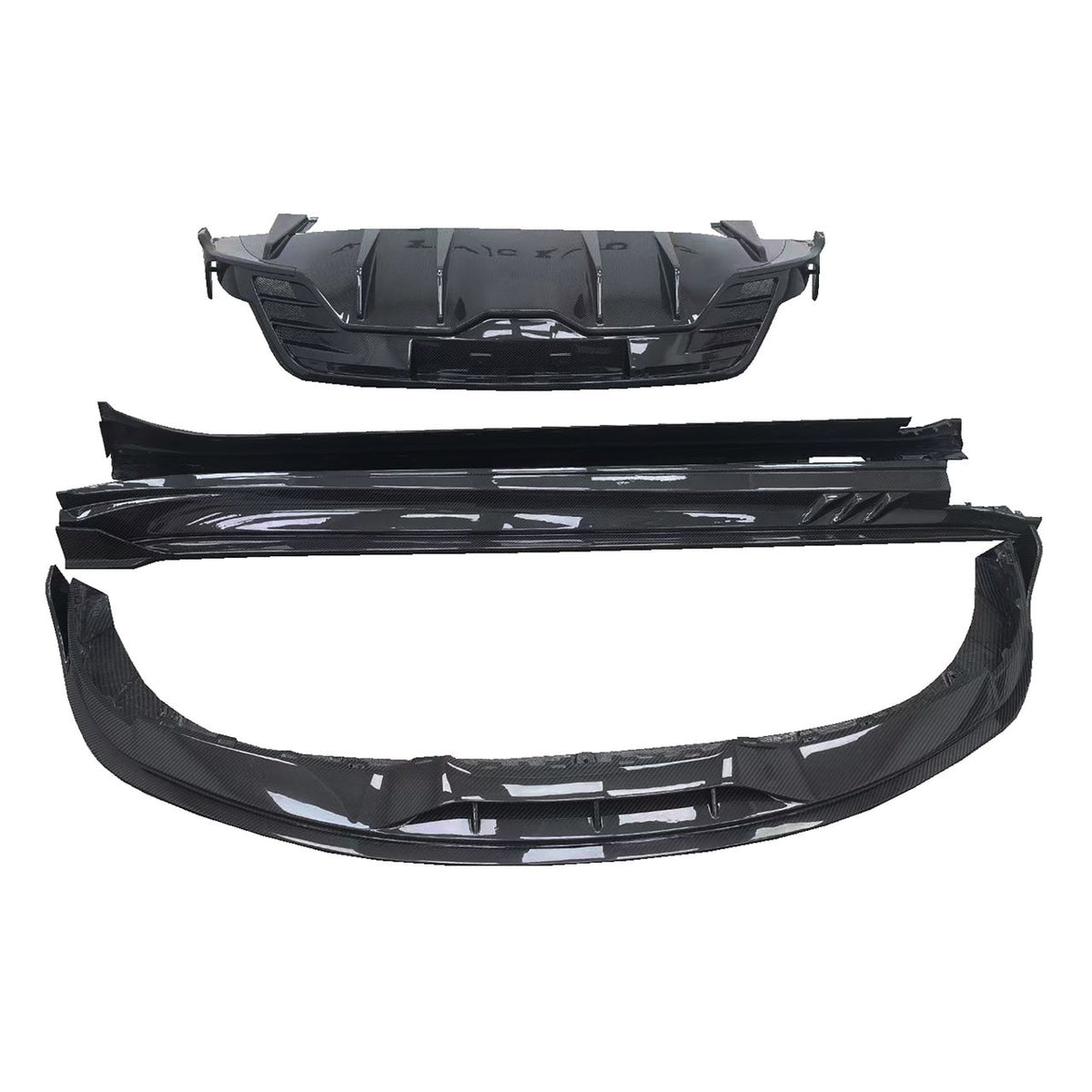 Carbon Fiber TCH Aerodynamic Body Kit - Porsche Taycan 2020-2024