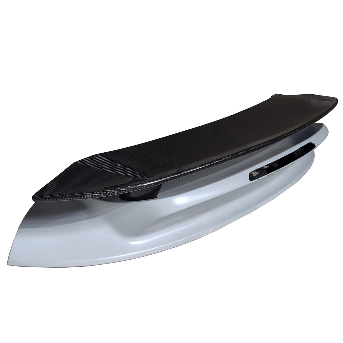 Carbon Fiber Turbo S Style Rear Wing w/ Base - Porsche 911 992 Carrera Cabriolet 2020-2024