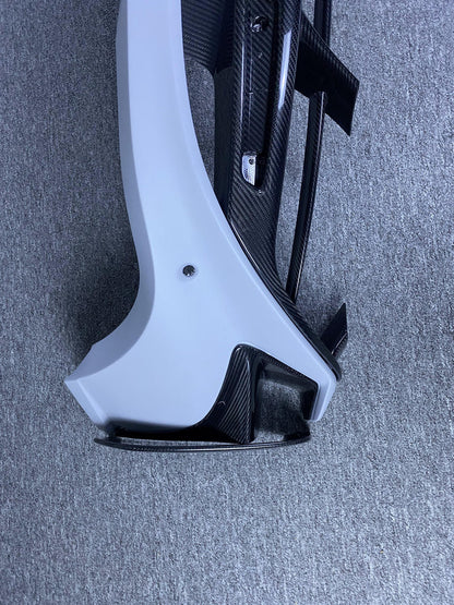 TCI Dry Carbon Fiber Rear Replacement Bumper with Diffuser - McLaren 720S