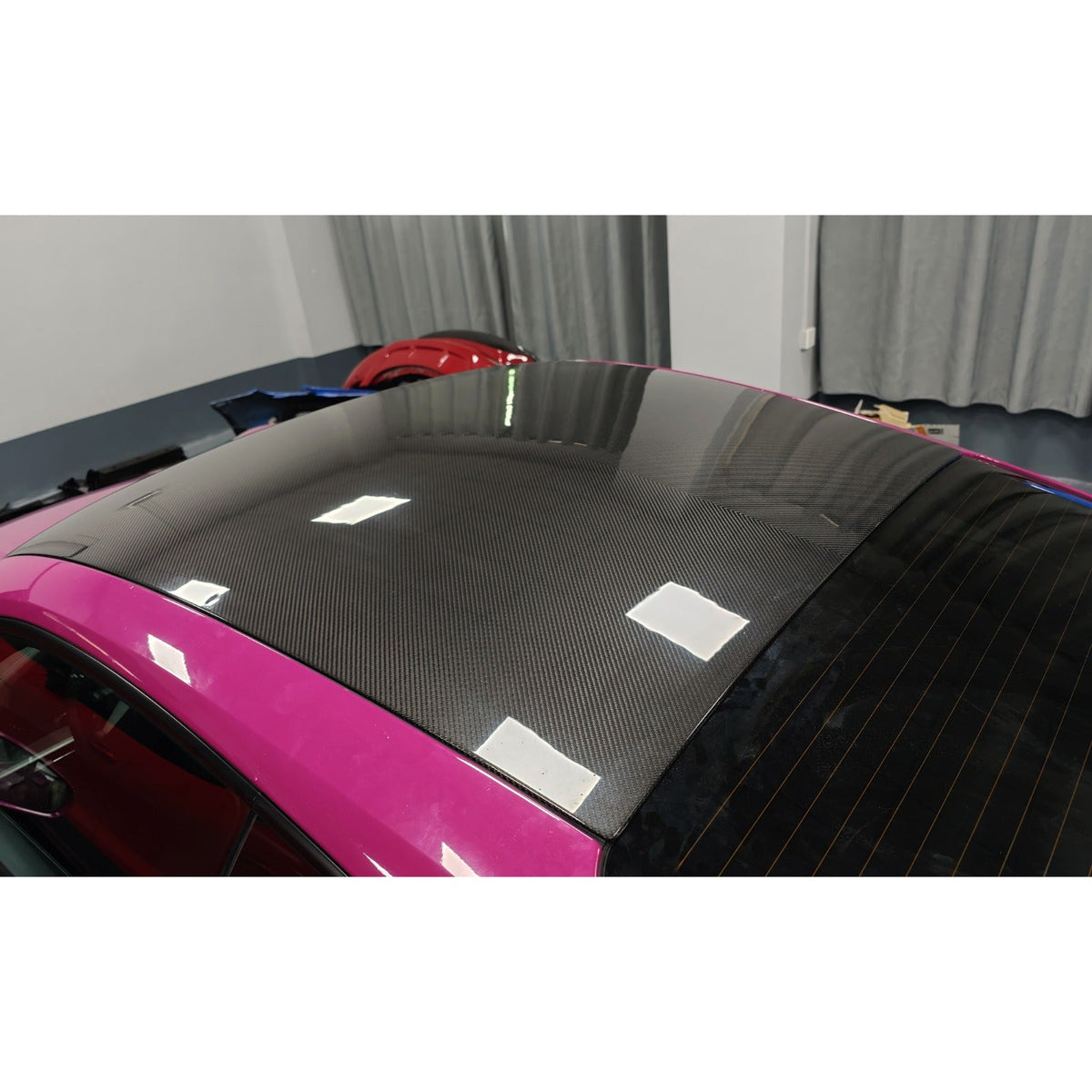 Dry Carbon Fiber Roof Add-On Overlay - Porsche 911 992 Carrera Coupe 2019+