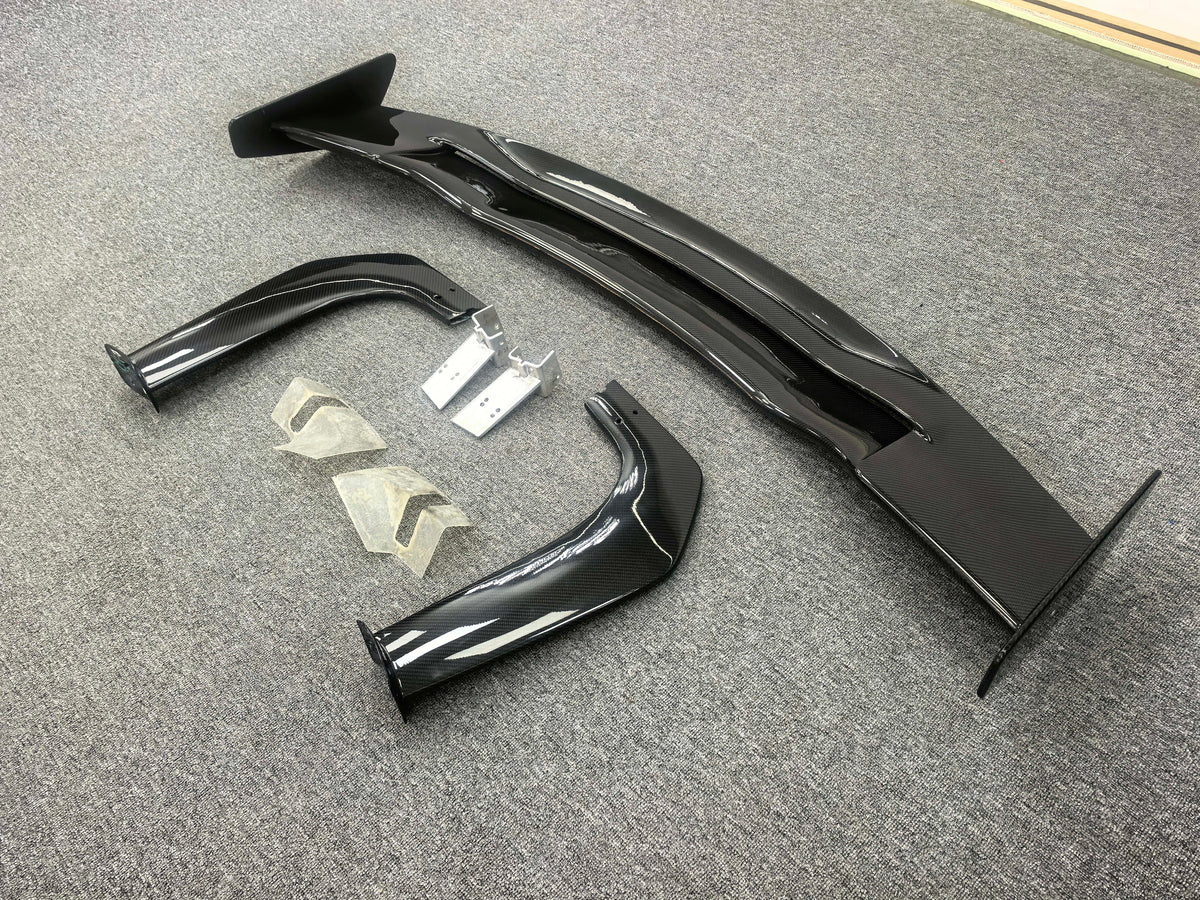 Prepreg Carbon Fiber Chassis Mount Vented Rear Wing - McLaren 720S / 765LT