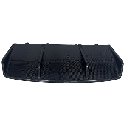 Carbon Fiber RZ Style Rear Diffuser - Porsche Taycan J1 2020-2023